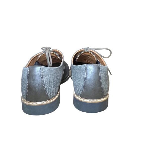 Aldo Grey Men's Textile Saddle Lace Up Oxford Shoes Footwear Size: 11 - Picture 4 of 7